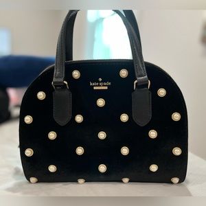 Elegant Kate spade velvet bag